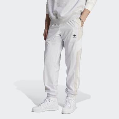 Men Originals White adidas Rekive Woven Track Pants