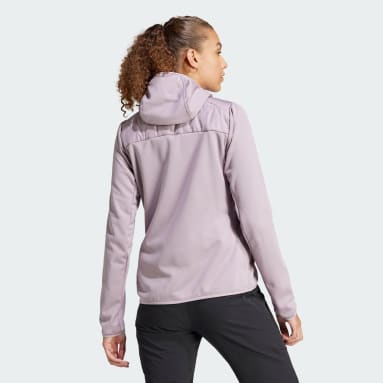 Women TERREX Purple Terrex Multi Hybrid Insulated Hooded Jacket