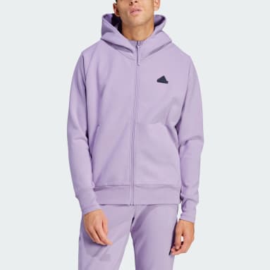 Muži Sportswear fialová Tepláková bunda Z.N.E. Winterized Full-Zip Hooded