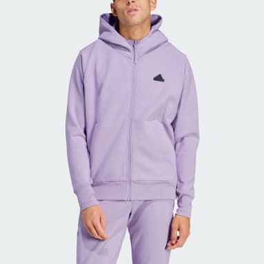 Veste de survêtement à capuche zippée Z.N.E. Winterized Violet Hommes Sportswear