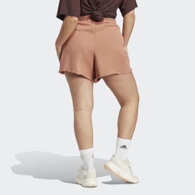 Women Sportswear Brown Collective Power High-Rise Relaxed Shorts (Plus Size)