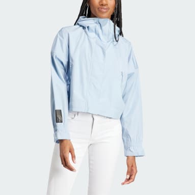 Frauen Sportswear City Escape Kapuzenjacke Blau