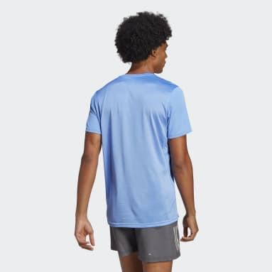 Playera Own the Run Azul Hombre Running