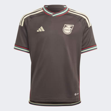 Youth Soccer Brown Jamaica 23 Away Jersey