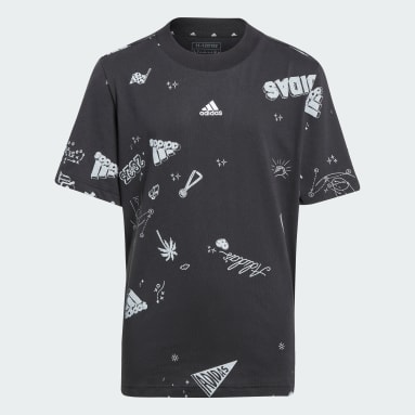 Camiseta Estampada Brand Love Niños Negro Niño Sportswear