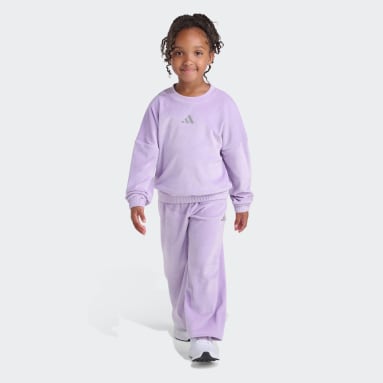 Velour Crew Neck & Sweatpants Kids