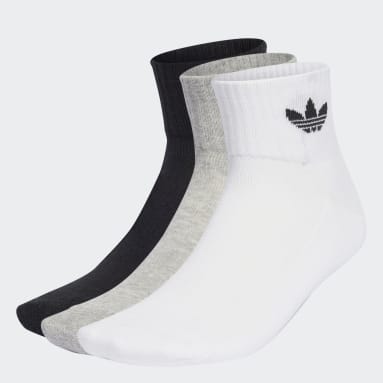 PACK DE 3 PAIRES DE CHAUSSETTES ADIDAS FEMME GLAM CREW 3 STRIPES MI-HAUTES  - ACCESSOIRES JOUEURS - ACCESSOIRES - SQUASH