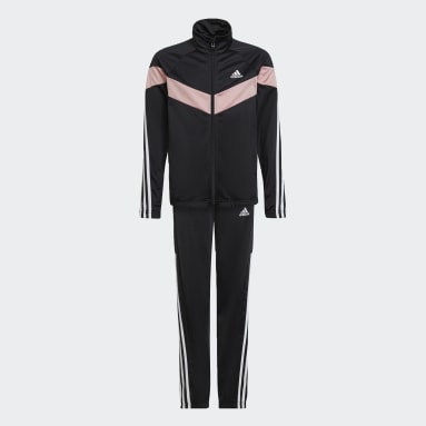 Conjunto AEROREADY Colorblock Poliéster Negro Niña Sportswear