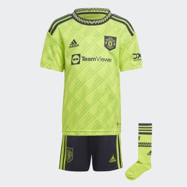 Deti Futbal zelená Súprava Manchester United 22/23 Third Mini
