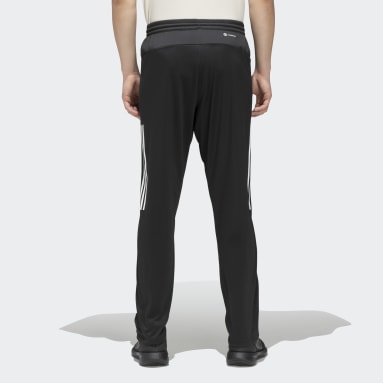 Men Tennis Black 3 STRIPES KNIT PANTS