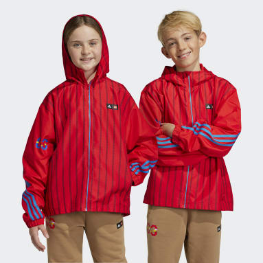Kinderen Sportswear rood adidas x Classic LEGO® Windjack