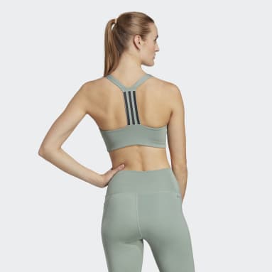 Women's Gym & Training Green Powerimpact Training Medium-Support Bra