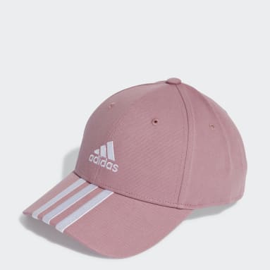 Training Pink 3-Stripes Cotton Twill Baseball Cap