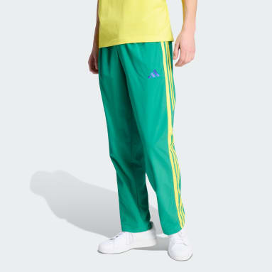 Calça Esportiva em Malha e Bainha Aberta Essentials Três Listras