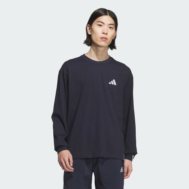 エッセンシャルズ プラス ルーズフィット スモールロゴ 長袖Tシャツ