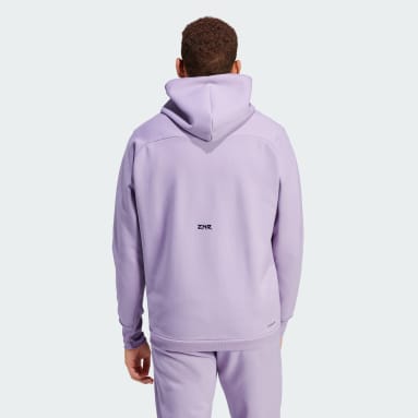 Men Sportswear Purple Z.N.E. Winterized Full-Zip Hooded Track Jacket