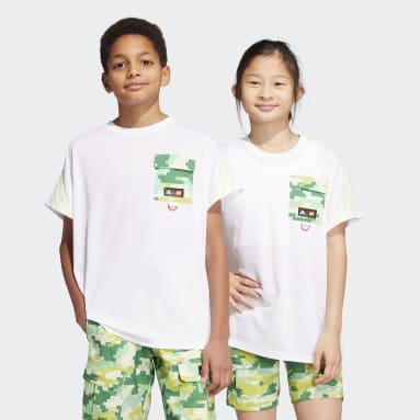 Kinder Sportswear adidas x LEGO Play T-Shirt Weiß