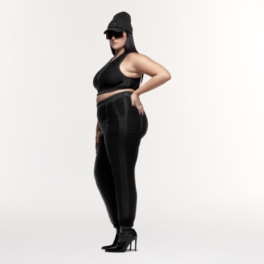 Women's Originals Black 3D Knit Bralette (Plus Size)