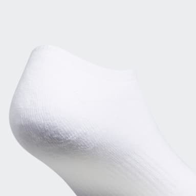 Originals White Trefoil No-Show Socks 6 pairs