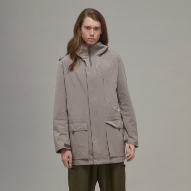 Chamarra Parka Y-3 Classic Dorico Café Hombre Y-3