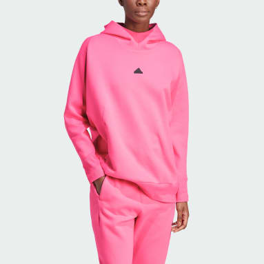 Women Sportswear Pink adidas Z.N.E. Overhead Hoodie