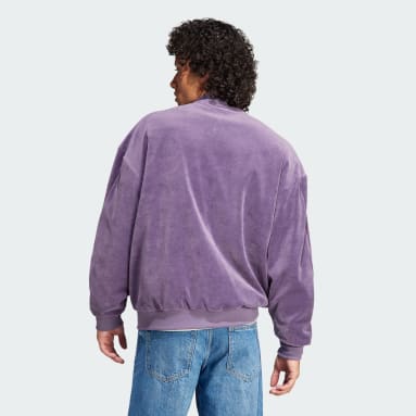 Veste réversible en relief Pourpre Hommes Sportswear