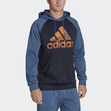Sweat-shirt à capuche AEROREADY Game and Go Big Logo Bleu Hommes Fitness Et Training