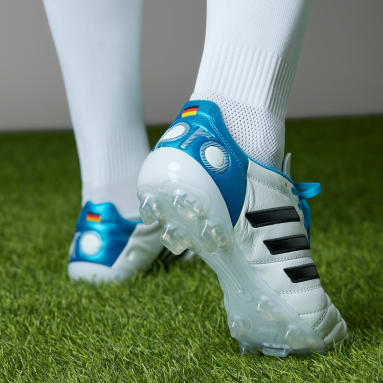 Adidas Predator Pro Gloves - White/Hi Res Blue – TheColiseum Sports