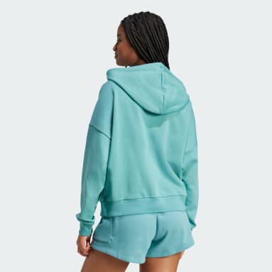 Sweat-shirt à capuche ample French terry gros logo Essentials