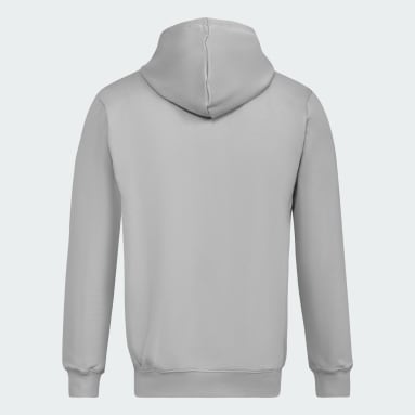 Buzo Estampado con Capucha Boca Juniors Gris Hombre Fútbol