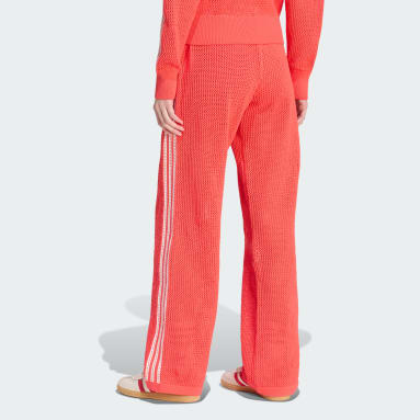 KNITTED CROCHET FIREBIRD TRACK PANTS