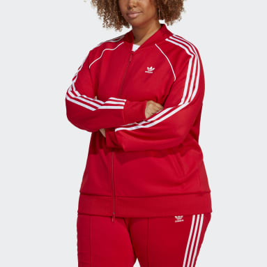 Casaco SST Adicolor Classics (Plus Size) Vermelho Mulher Originals