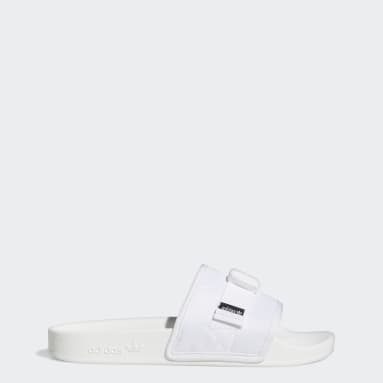 Chinelo Adilette Branco Mulher Originals