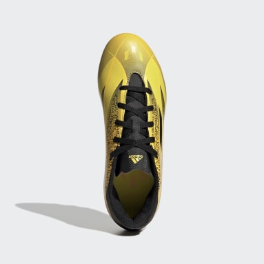 Barn Fotboll Guld X Speedflow Messi.4 Flexible Ground Boots