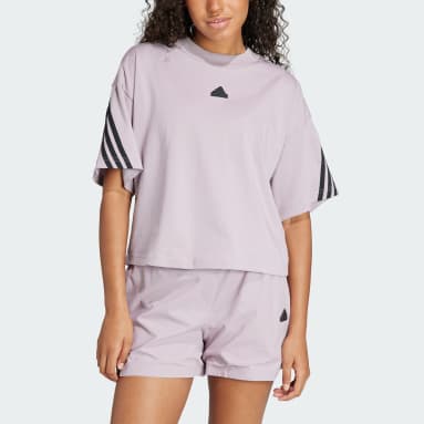 Women Sportswear Purple Future Icons 3-Stripes Tee