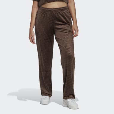 Ženy Originals hnědá Kalhoty Velvet Straight