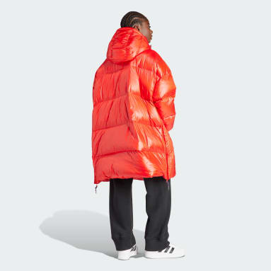 Chaqueta larga Puffed Rojo Mujer Originals