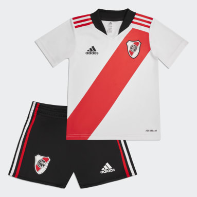 Mini Uniforme Local River Plate 21/22 Blanco Niño Fútbol