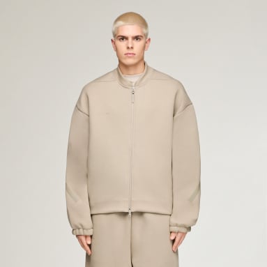 adidas x entire studios Z.N.E. Uniform Gebreid Jack met Lange Ritssluiting