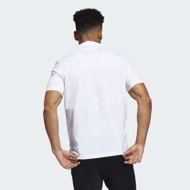 Men's Sportswear White Stadium Coaches Polo Shirt