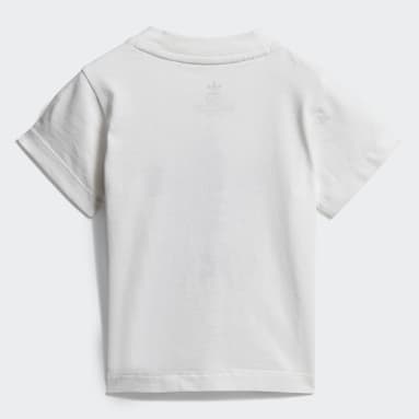 เด็ก Originals สีขาว เสื้อยืด Trefoil