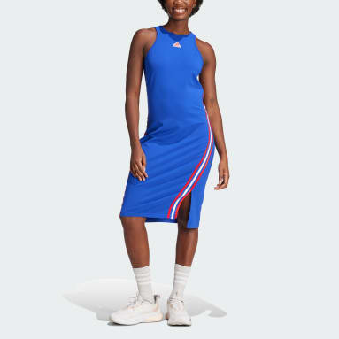 Women Sportswear Blue Future Icons 3-Stripes Dress