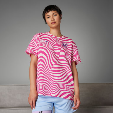 T-shirt Arsenal FC x adidas by Stella McCartney Rosa Donna adidas by Stella McCartney