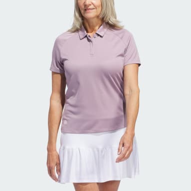 Adidas A222 Ladies climacool Mesh Color Hit Polo Shirt - Mid Gry/ Vis Gry -  Large 