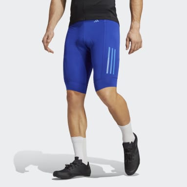 남성 Cycling Blue 패디드 사이클링 쇼츠