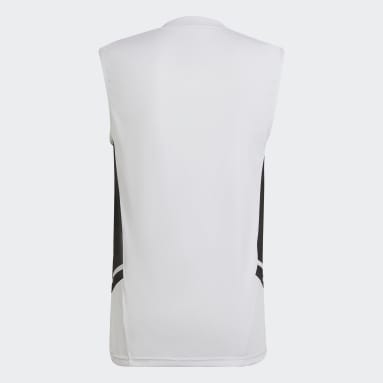 Polera sin mangas Condivo 22 Blanco Hombre Fútbol