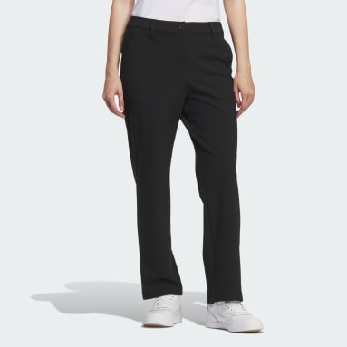 レディース ブラック ゴルフパンツ adidas パンツ EX-Stretch active ツータックアンクルパンツ