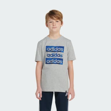 Youth Training Grey REMIX CAMO HTHR SS TEE