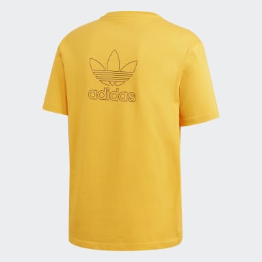 B+F TREFOIL TEE Amarillo Hombre Originals
