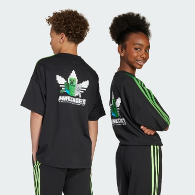 adidas × Minecraft Tシャツ キッズ